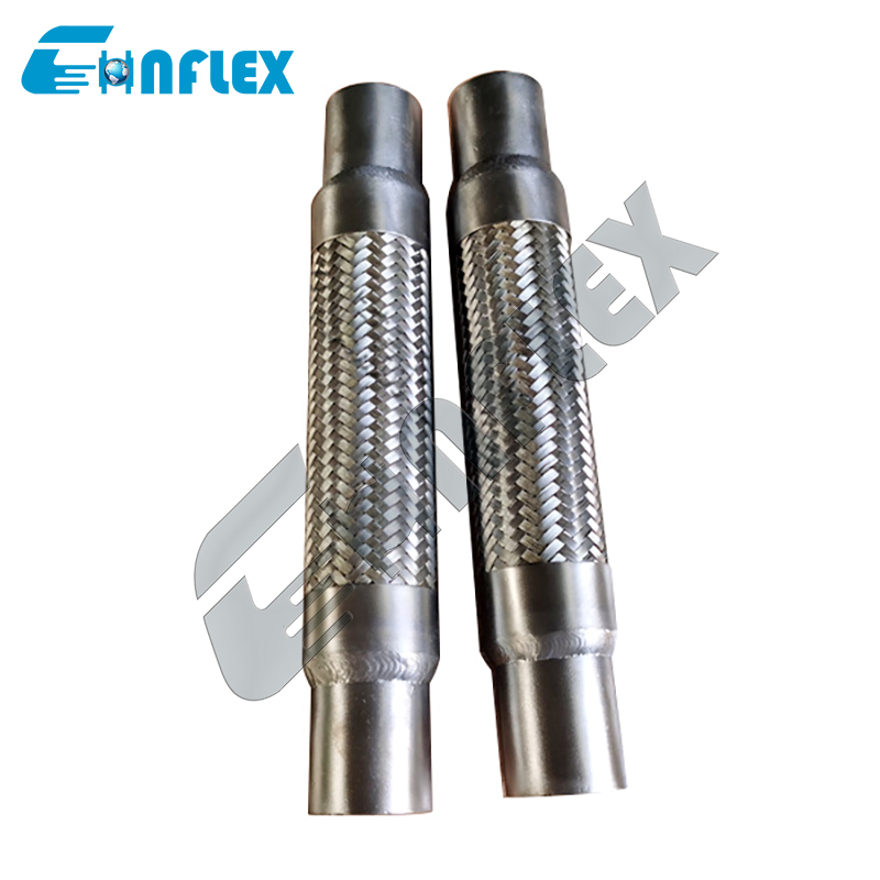 Premium Welded Metal Braided Pipe Connector for Industrial Use