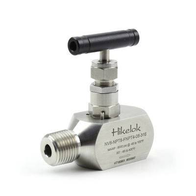 Hikelok Manufacturer PCTFE Stem High Pressure 316 Stainless Steel Needle Valve