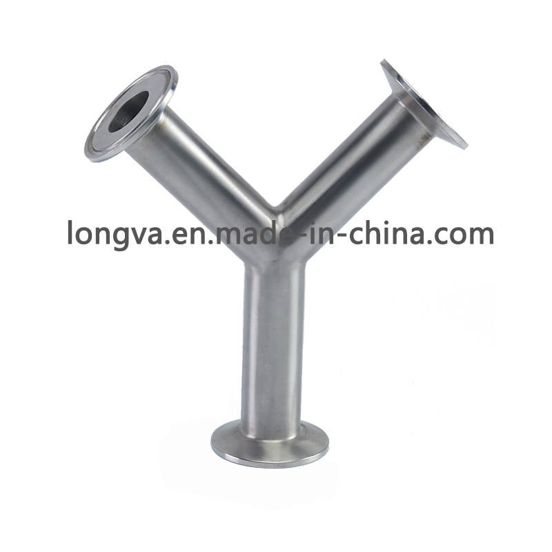 Stainless Steel Butt Weld Y-Type Tee Pipe Fitting