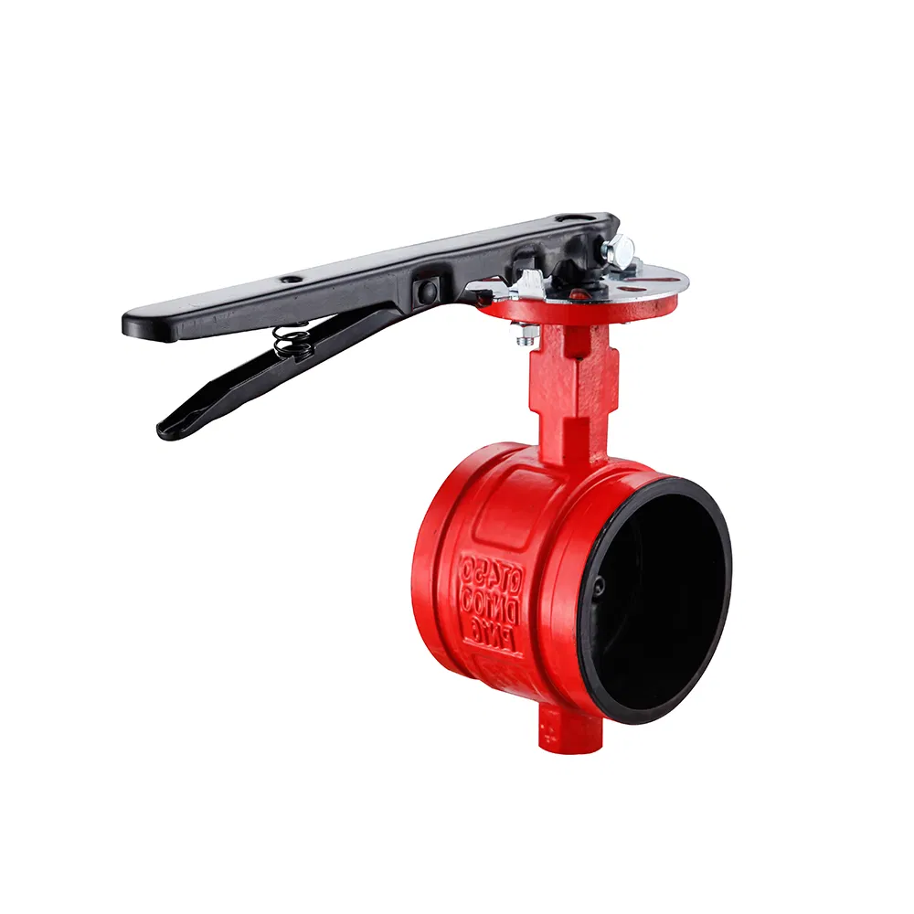 Design Lightweight Fire Fighting Protection System Fire Resistant Centerline Manual Control Wafer Butterfly Valve