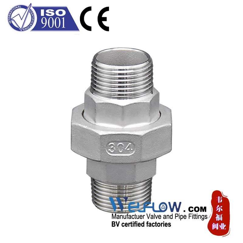 Conical Union-Forged Thread Screw Pipe Fitting Connector Withprecision-Engineered Stainless Steel