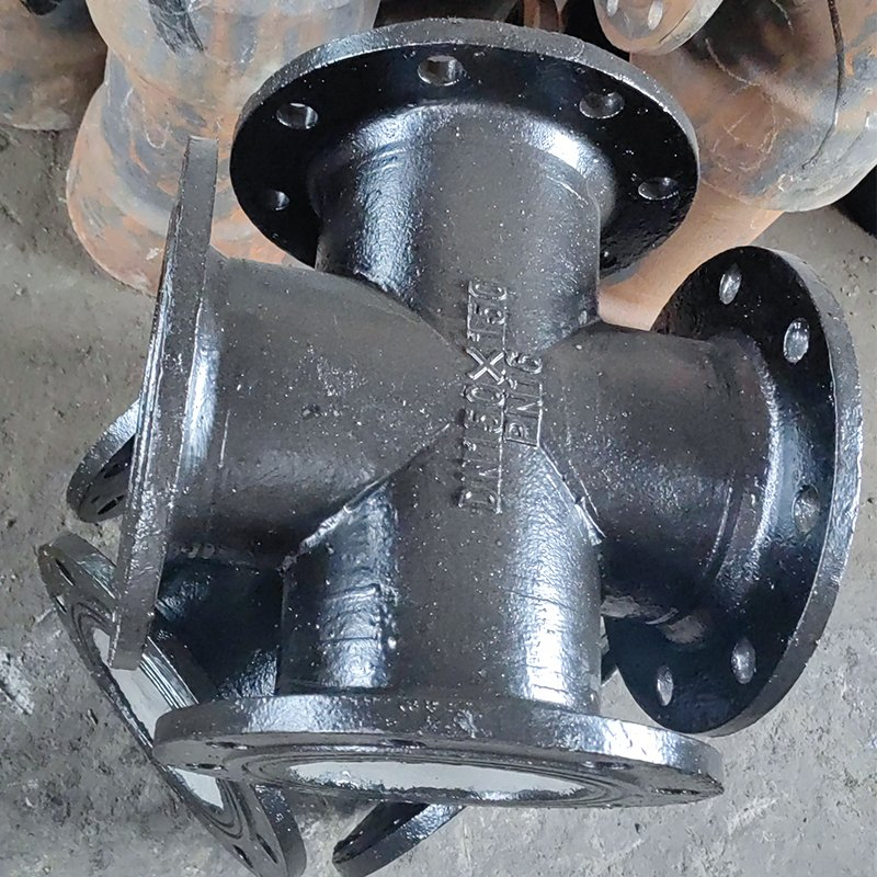 Ductile Iron Tee Elbow Flanged Pipe Fittings for Water or Sewerage Pipeline Projects Leak-Proof