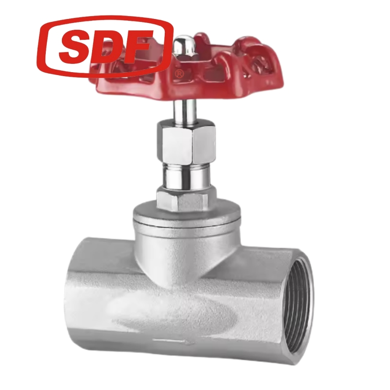 Durable Stainless Steel Globe Valve with Female Threads for HVAC