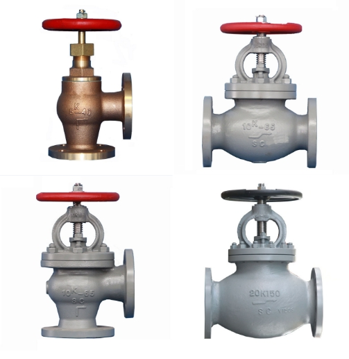 Factory JIS F7319 Cast Iron 10K-100A Screw-Down Check Globe Valves