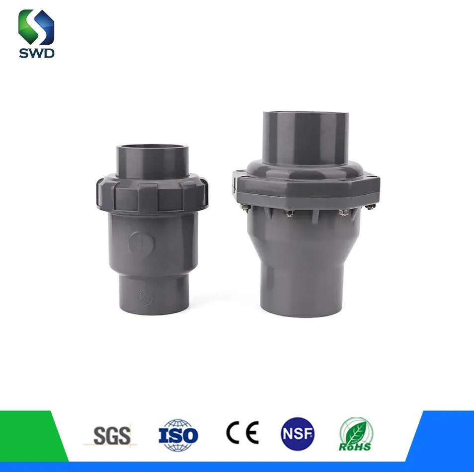 PVC Swing Check Valve Specification