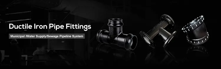 Epoxy Coated Ductile Cast Iron Flanged Pipe Fitting