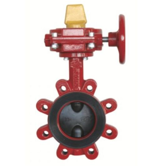 Groove Type Butterfly Valve with Tamper Switch, Lugged Wafer Butterfly Valve for Fire Fighting and Water Supply Systems