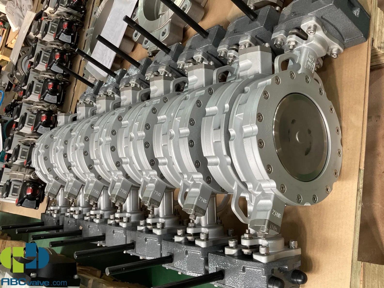 Wafer Lug High Performance Butterfly Valve with Electric Actuator for Air Treatment