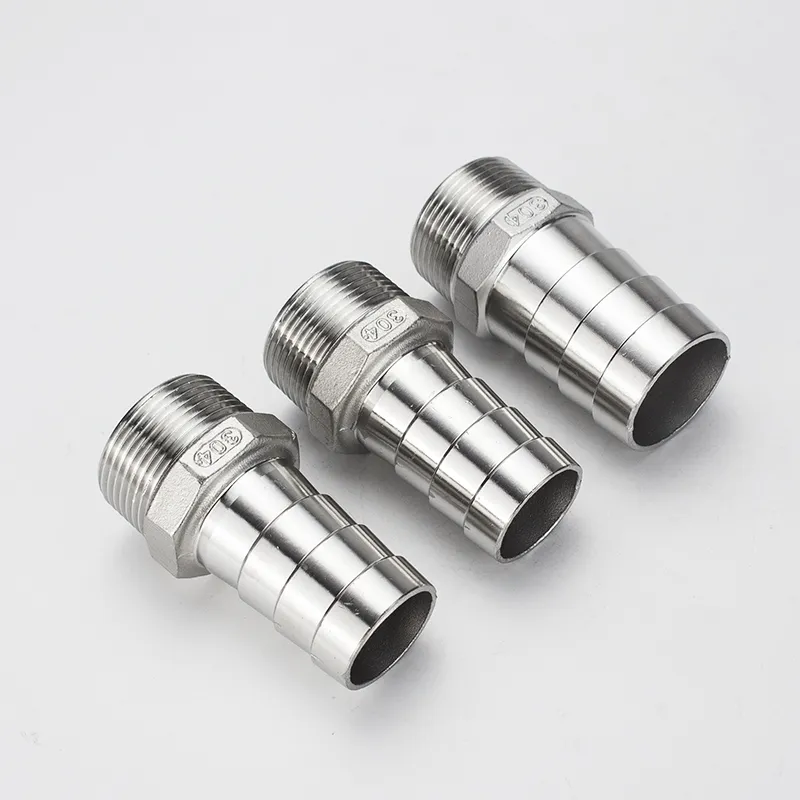Heavy-Duty Stainless Steel Male Pipe Connector