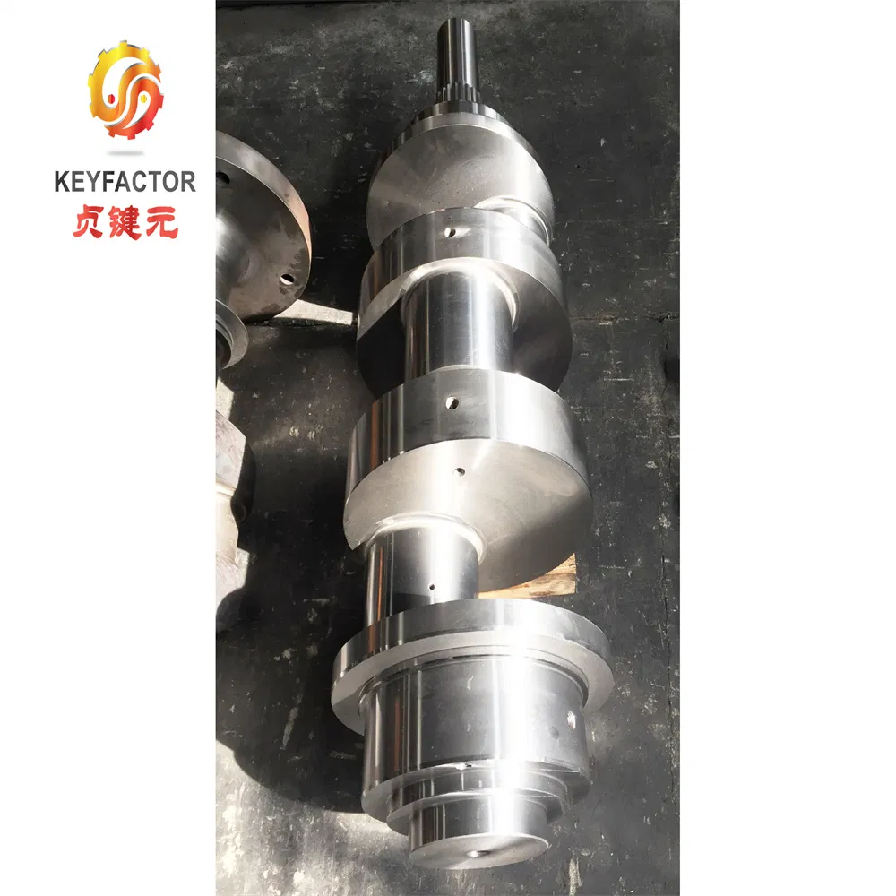 Huge Open Forged Crankshaft and CNC Machined Parts-Metal Forging Partsprecision Casting Casting Parts for Excavator/Tractor/Crane/Automobile/Industrial Parts