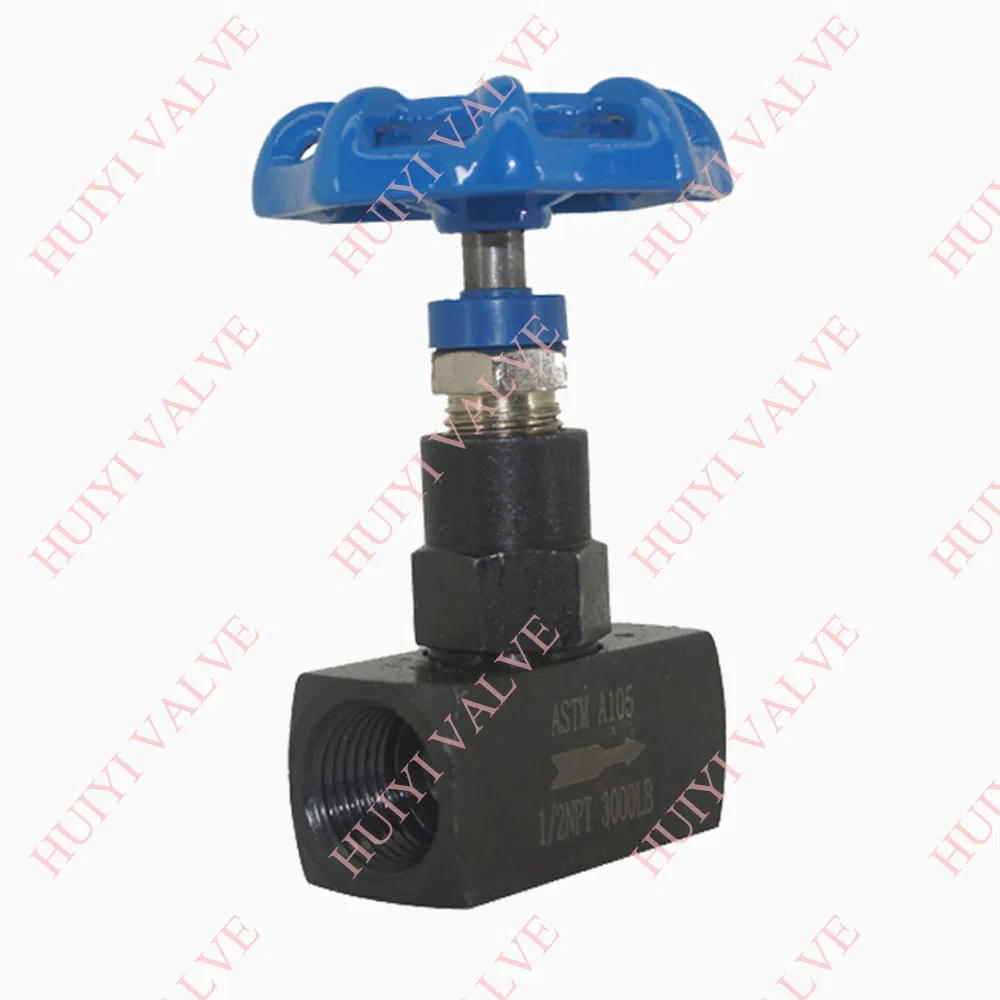 Forged Carbon Steel ASTM A105 High Pressure 3000 Psi 1/2" NPT Instrument Isolation Needle Valve