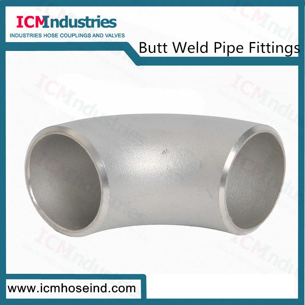 Butt Weld Ss 90 Deg Elbow Pipe Fittings