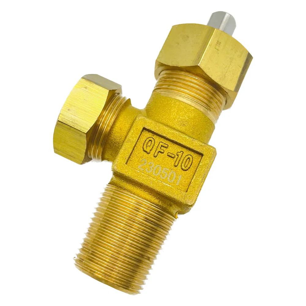 Chlorine Gas Cylinder Valve Qf-10 in Needle Type G3/4 Thread