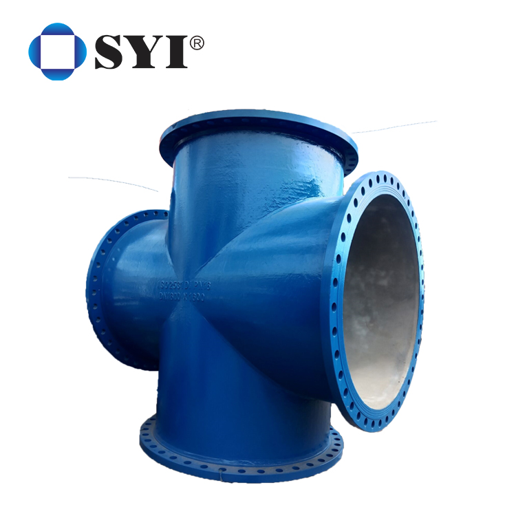 Water Supply Ductile Iron Double Flanged Bend Pipe Fittings Di Elbow