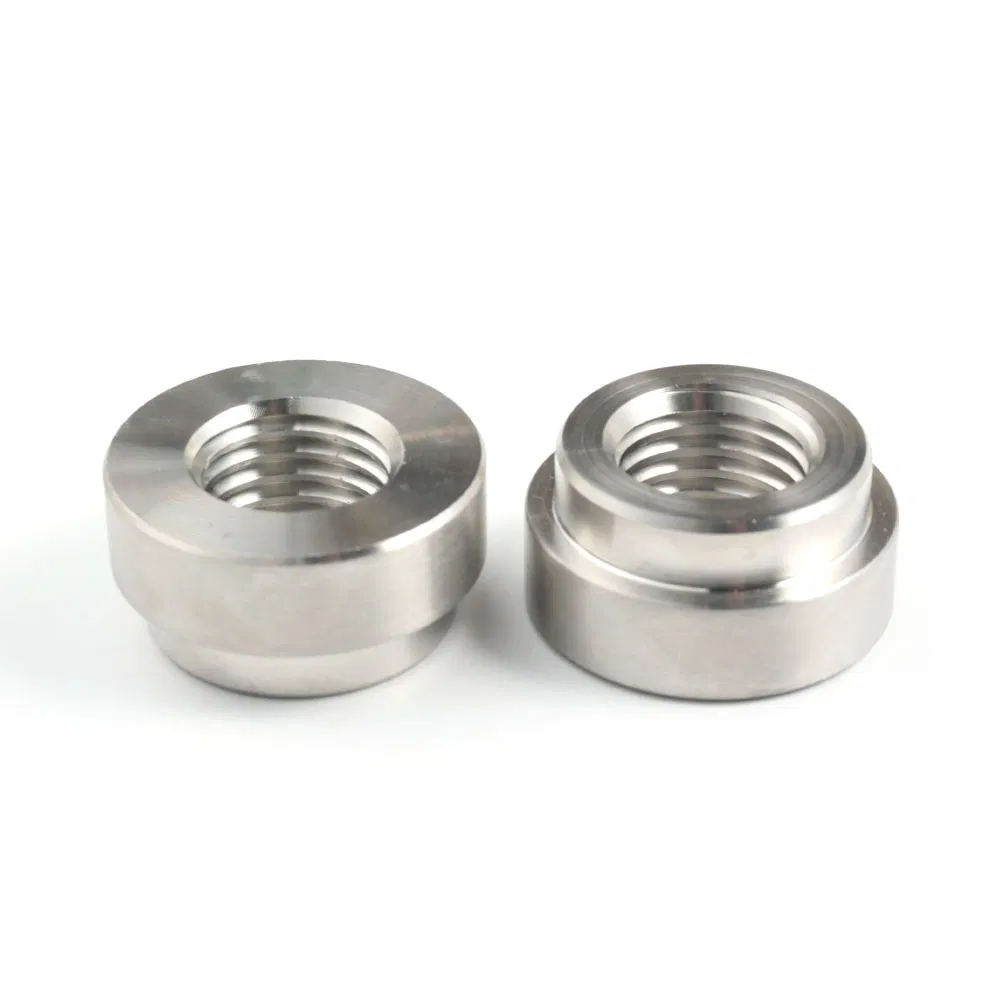 Wxsny Durable Stainless Steel Female Weld-in Bung Flanged Mounting Fitting for Hydraulic System Pipe Connection