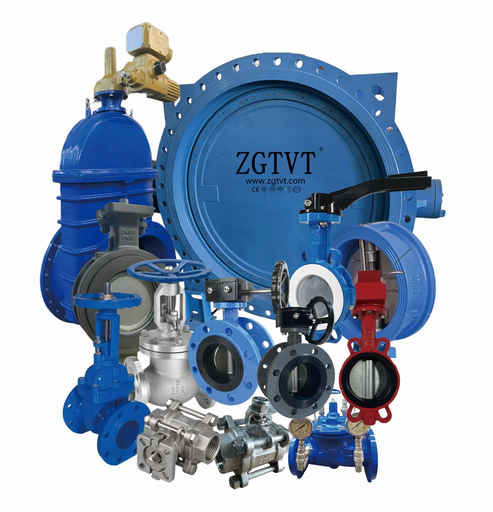 Gate Check Butterfly Ball Globe Pressure Reducing Control Pneumatic Electric Industrial Valve