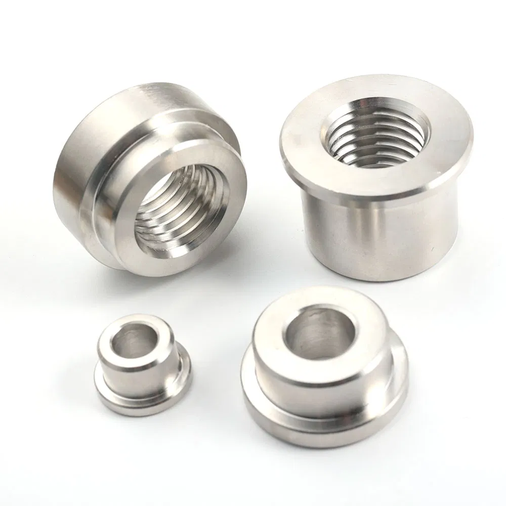 Wxsny Durable Stainless Steel Female Weld-in Bung Flanged Mounting Fitting for Hydraulic System Pipe Connection