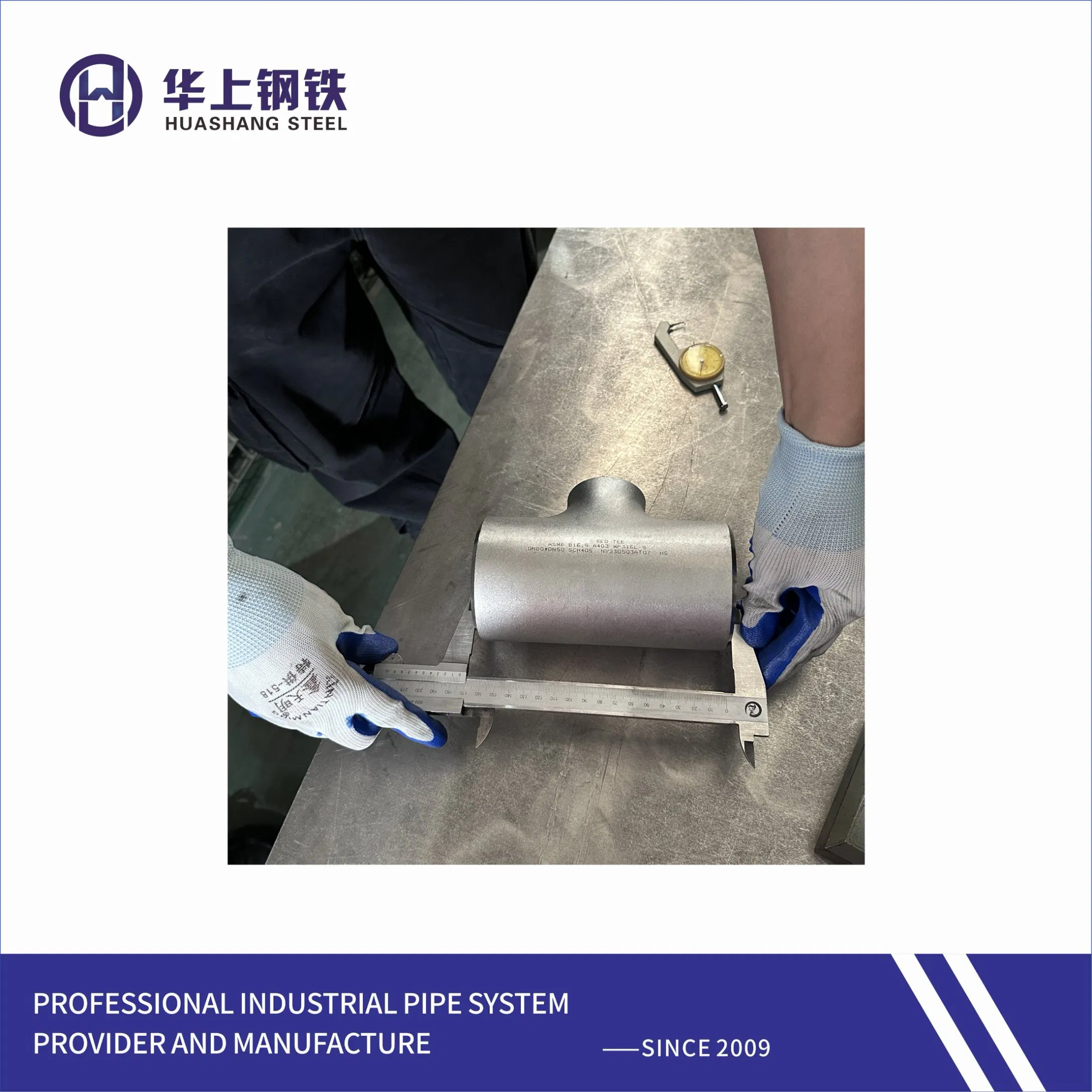 304 Butt Weld Seamless Welding Cap Reducer Bend Pipe Fitting Tee Elbow Stainless Steel Pipe Fittings