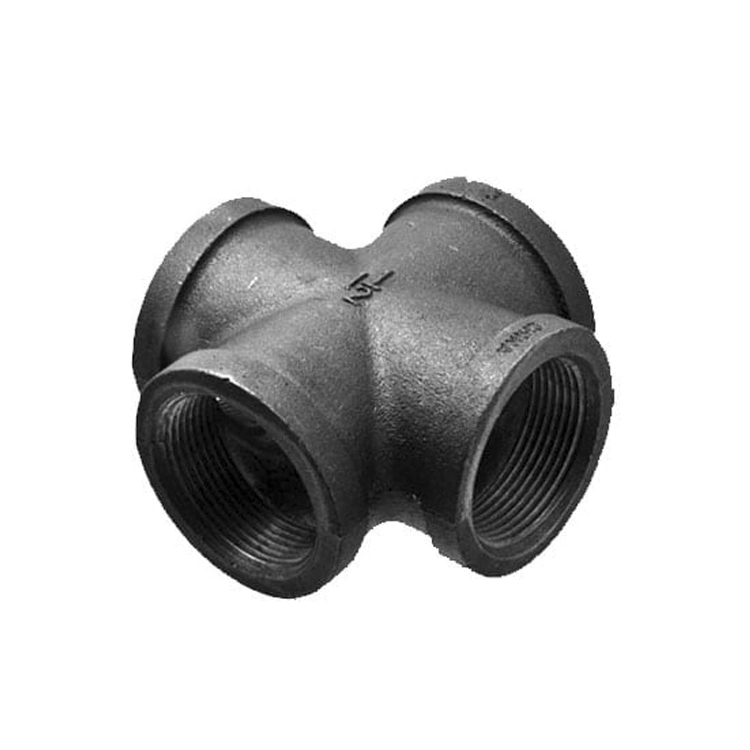 Densen Customized 4 Way Cross Pipe Fitting Socket Weld Threaded Cross Ductile Iron Cross Pipe Fittings