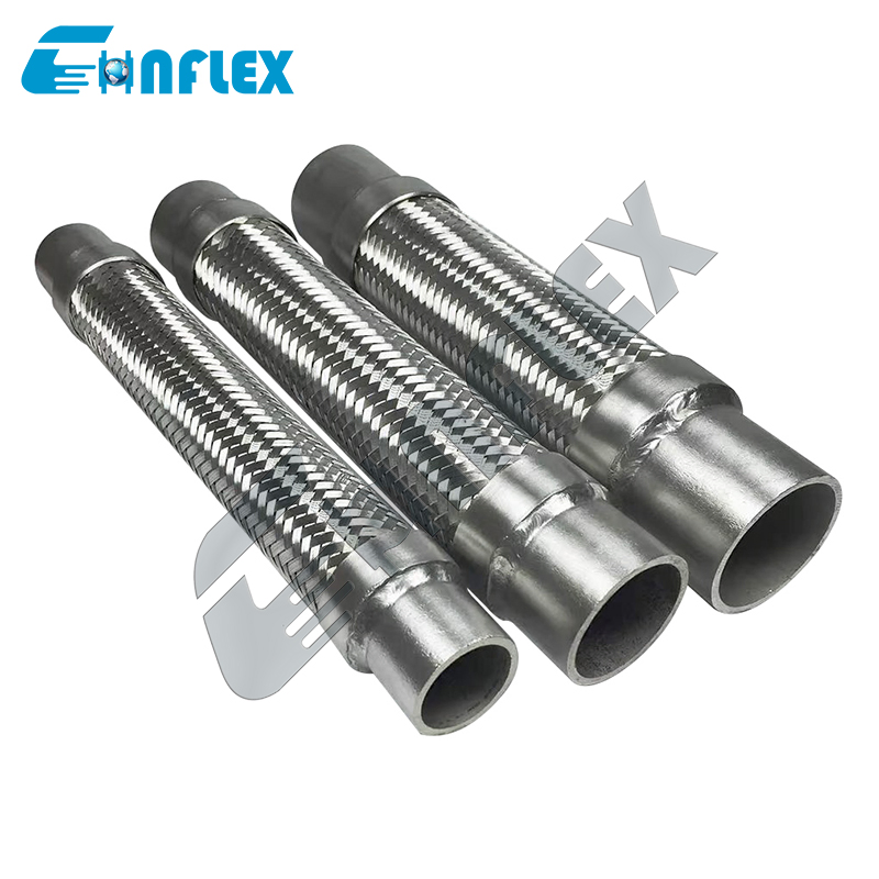 Premium Welded Metal Braided Pipe Connector for Industrial Use