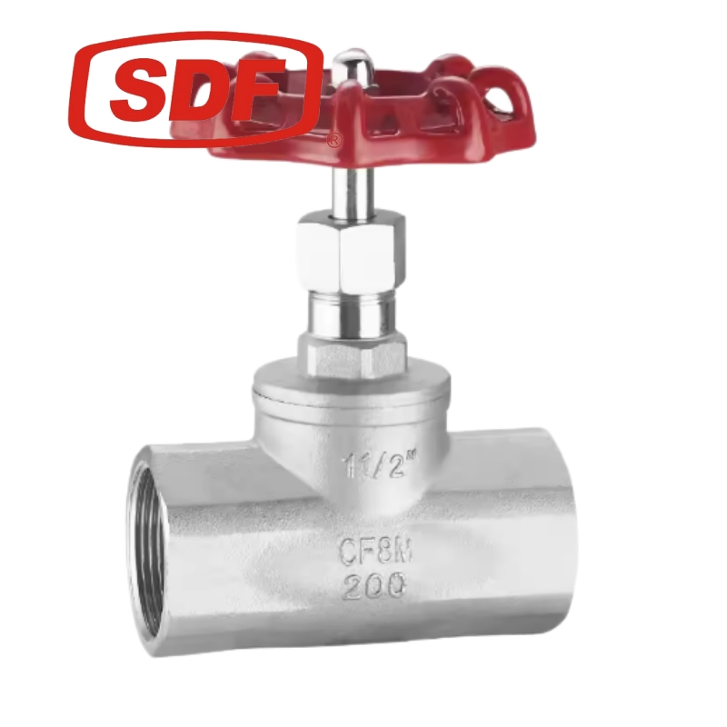 Durable Stainless Steel Globe Valve with Female Threads for HVAC