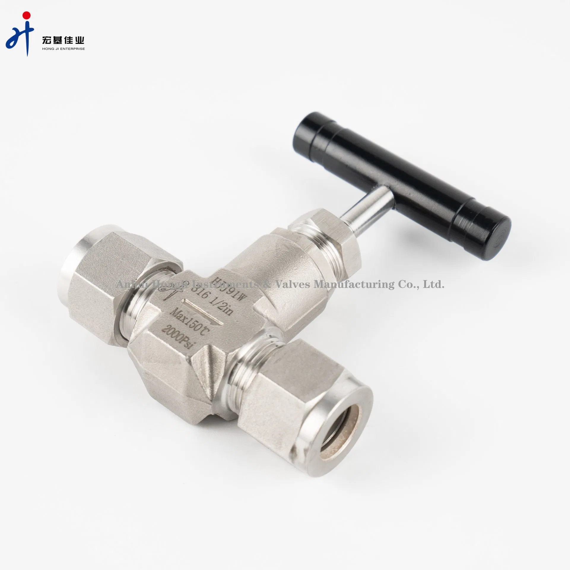 SS316 Panel Mounted Instrument Needle Valve Catalogue 6000 Psi High Pressure Needle Valve