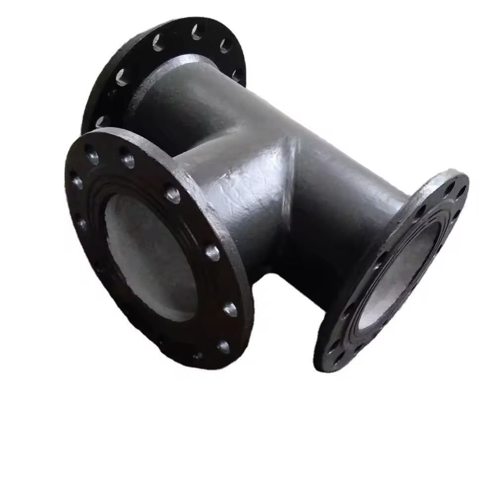 ISO2531\En545\En598 Black Ductile Iron Double Flanged Bend Pipe Fitting for Water Supply