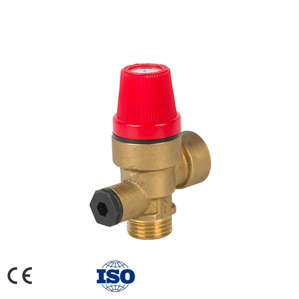 Hpsv02A, Pressure Relief Valve, Safety Relief Valve, Bsp G1/2" DN15 Male Brass Safety Air Pressure Relief Valve 3bar Nominal Pressure for Solar Water Heaters