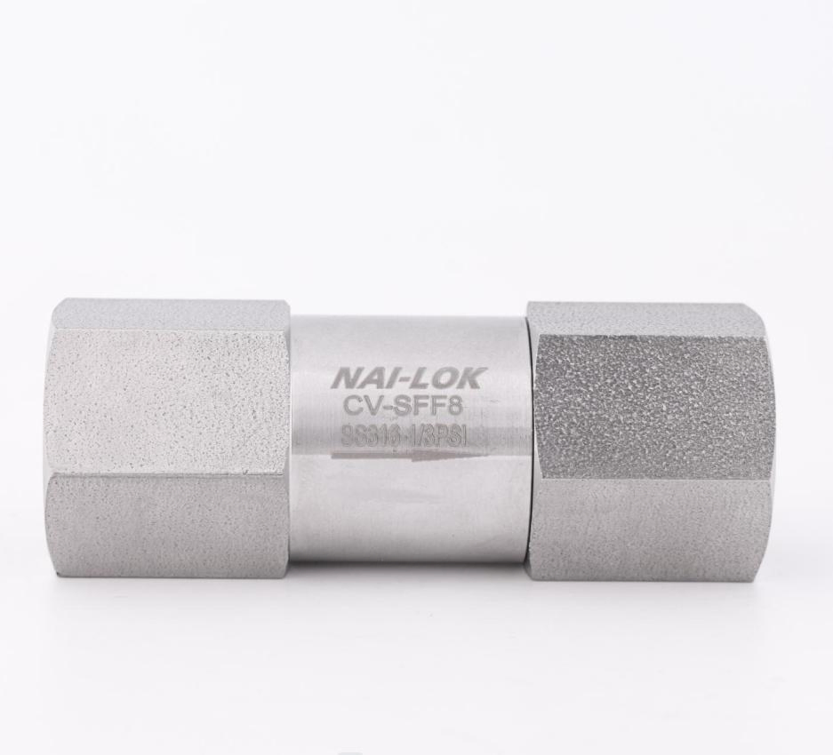 Non-Returen SS316 Check Valve 3000psi 1/4inch Female Cracking Pressure 1psi Check Valve