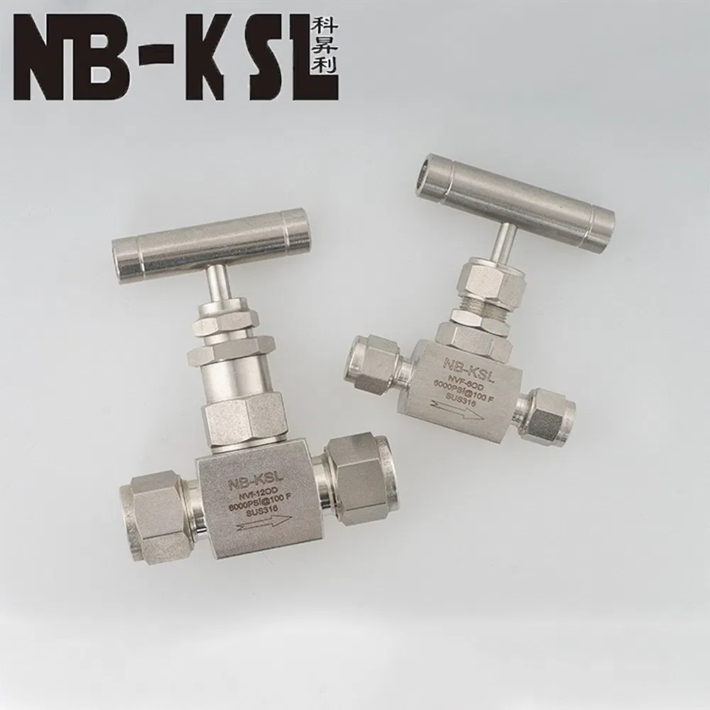 High Durability Manual Control Stainless Steel Ferrule High Pressure Needle Valve