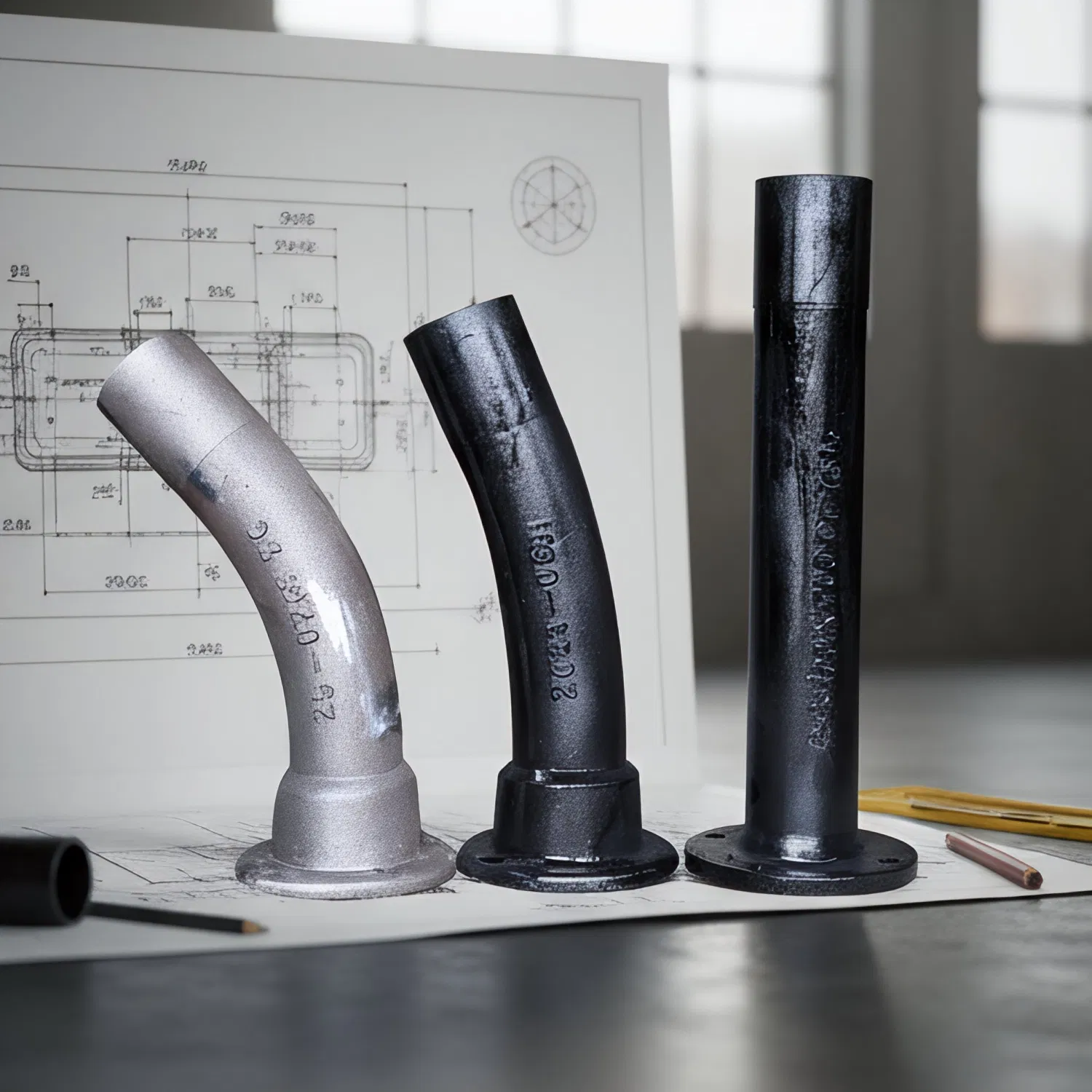 Tailor-Made Ductile Iron Flanged Elbow Pipe Fitting (DN50-DN800)