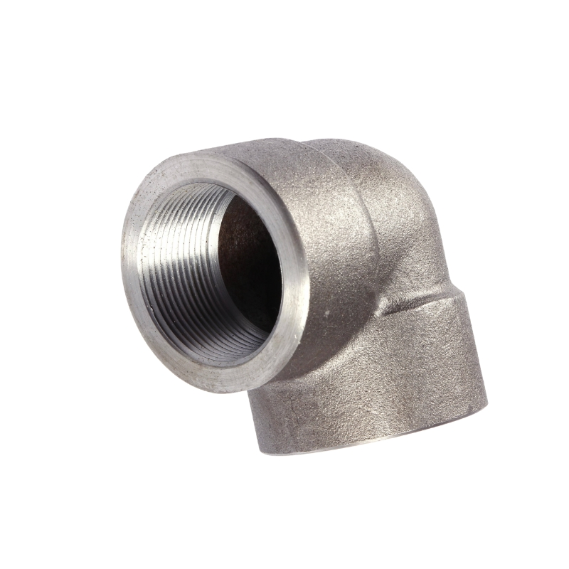 Scrd Elbow Socket Weld and NPT Thread Pipe Fitting Elbow SA 105m Carbon Steel Pipe Elbow