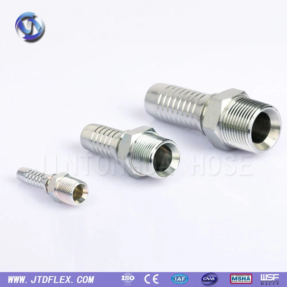 High Pressure Washer Water Pipe Connector Bsp Male Hydraulic Hose Fittings
