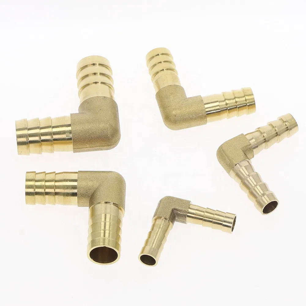 Pneumatic Hydraulic Brass Female Male Straight Cross Elbow X Y T Shape Pipe Adapter Hose Barb Fitting