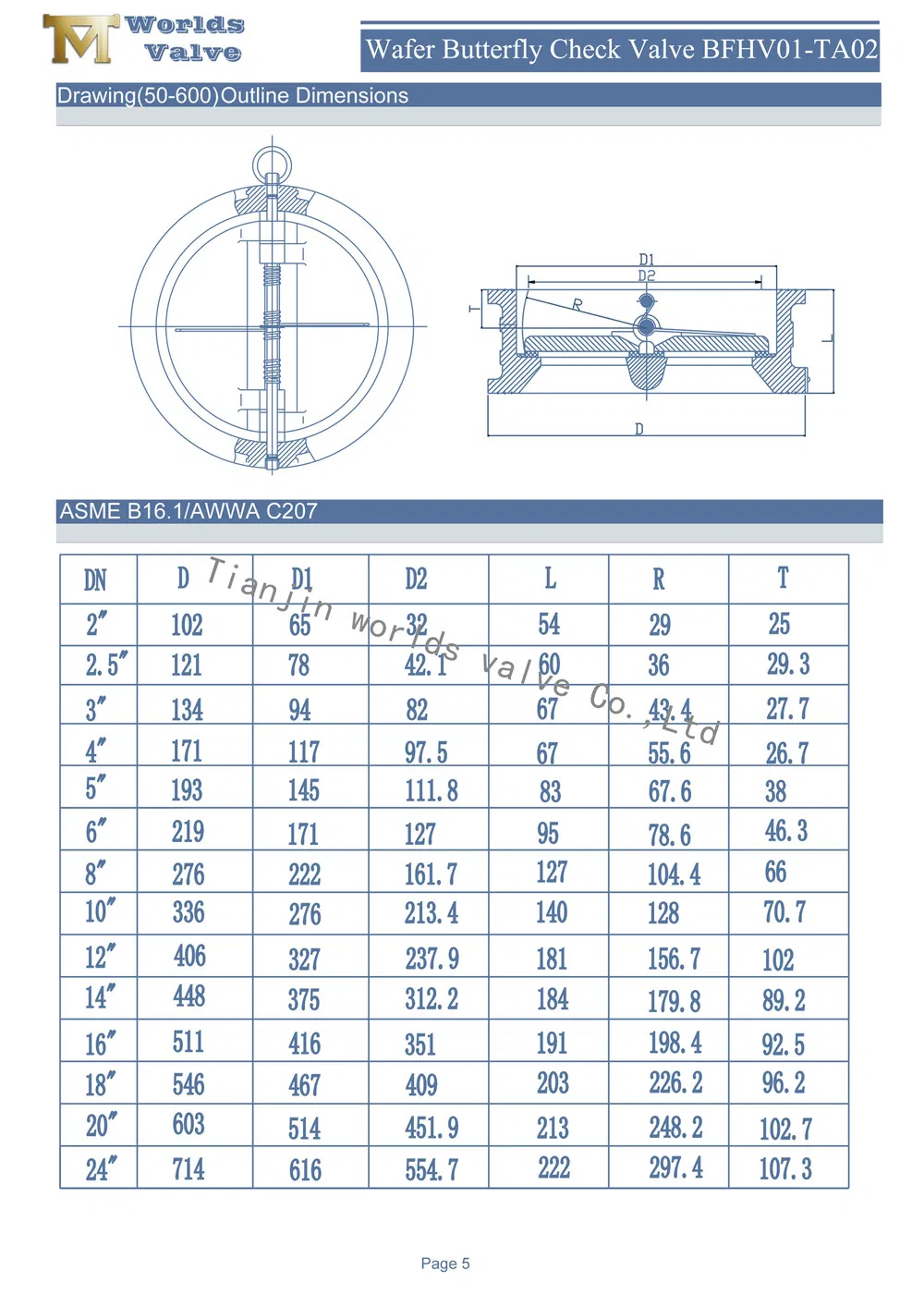 Check Valve Parameter 3