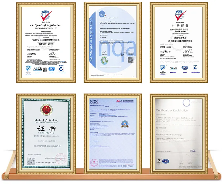 Certifications