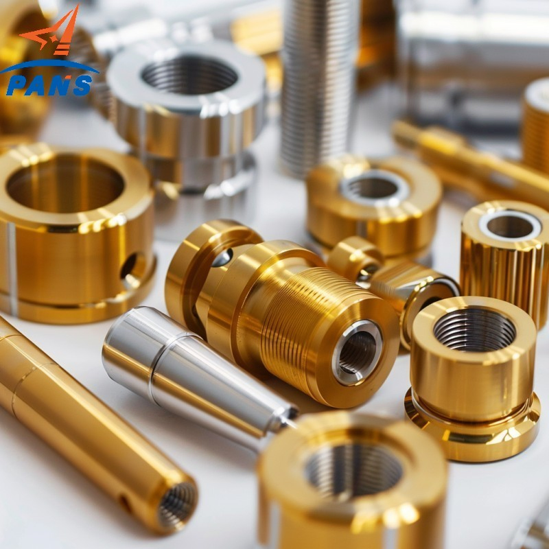 High Precision CNC Turning Brass Pipe Connector for Industrial Equipment