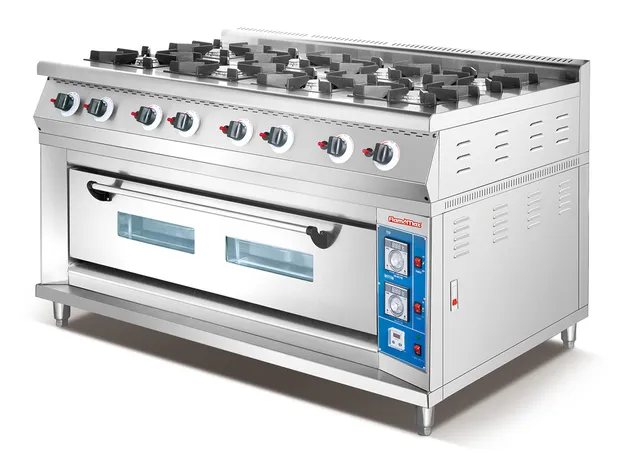 8 Burner Gas Range مع فرن غاز(HGR-78G)