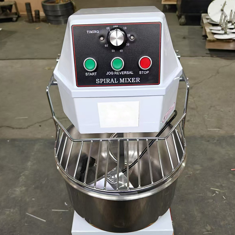 خلاط عجين كهربائي صناعي تجاري خلاط حلزوني مخبز آلة خبز معدات 8kg