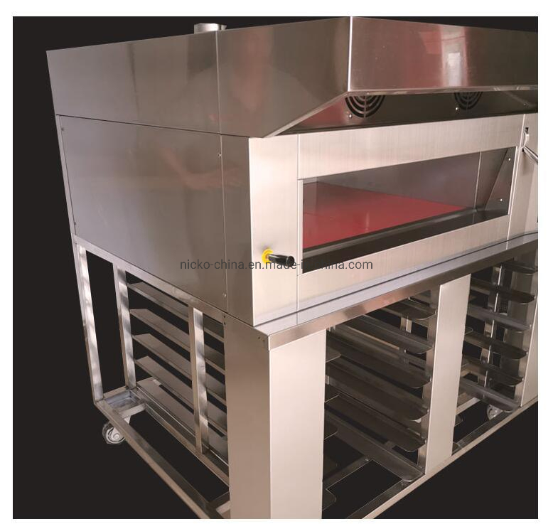 آلة خبز تجارية من الفولاذ المقاوم للصدأ 3-Layer 9-Tray معدات المطبخ للخبز الطعام لمخبز البيتزا والخبز والكعك فرن خبز كهربائي
