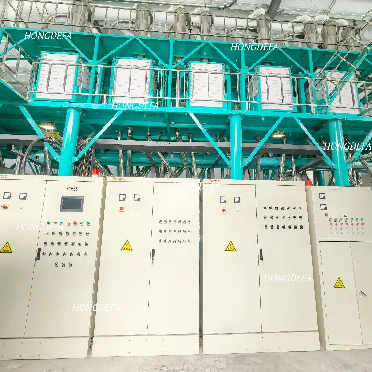 مصنع طحن دقيق القمح الصناعي 50t/24h بأداء مستقر وإنتاجية عالية