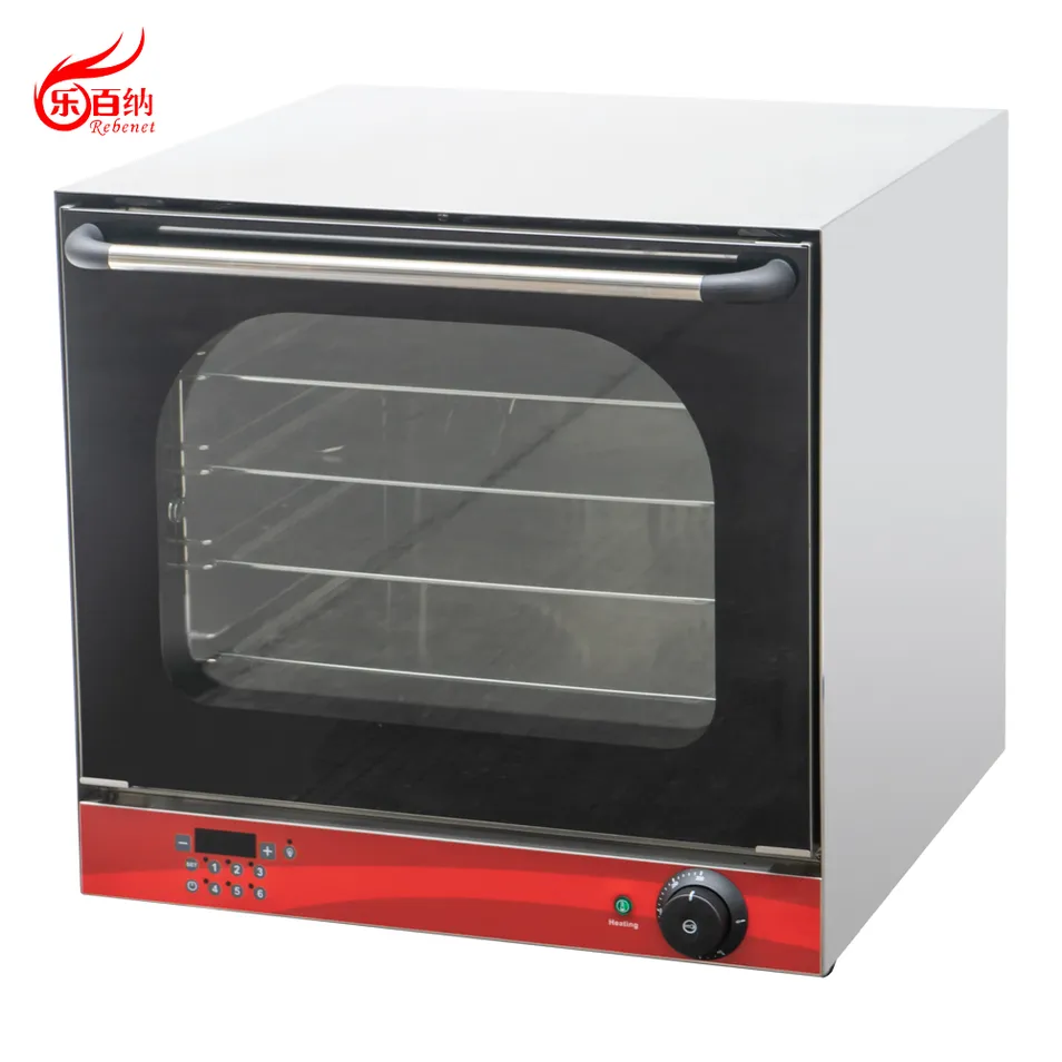 فرن كهربائي تجاري معتمد بسعة 62L مع convection لتحميص الخبز مع 4 صينية (YSD-1AE)