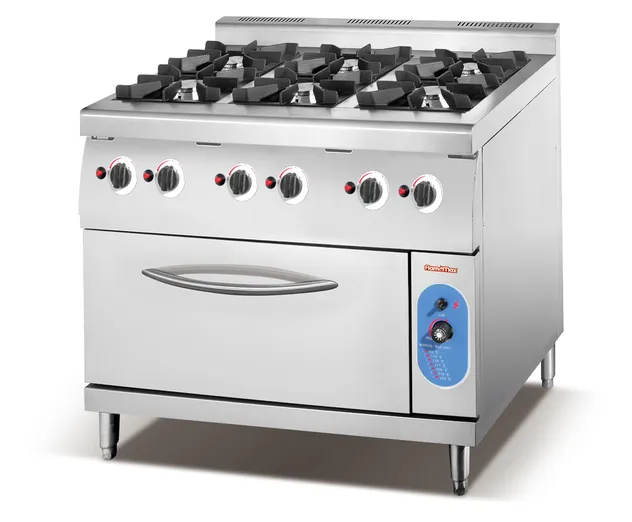 6 Burner Gas Range مع فرن غاز (HGR-76G)