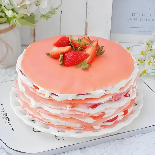 Advanced Automatic Cake Production Line with Electric Robot Arm