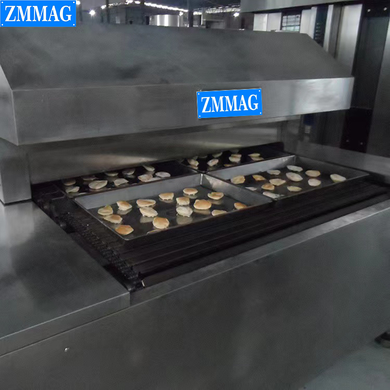 فرن نفق غاز صناعي تجاري من الشركة المصنعة بأسعار المصنع لخبز الخبز (ZMS-3M)