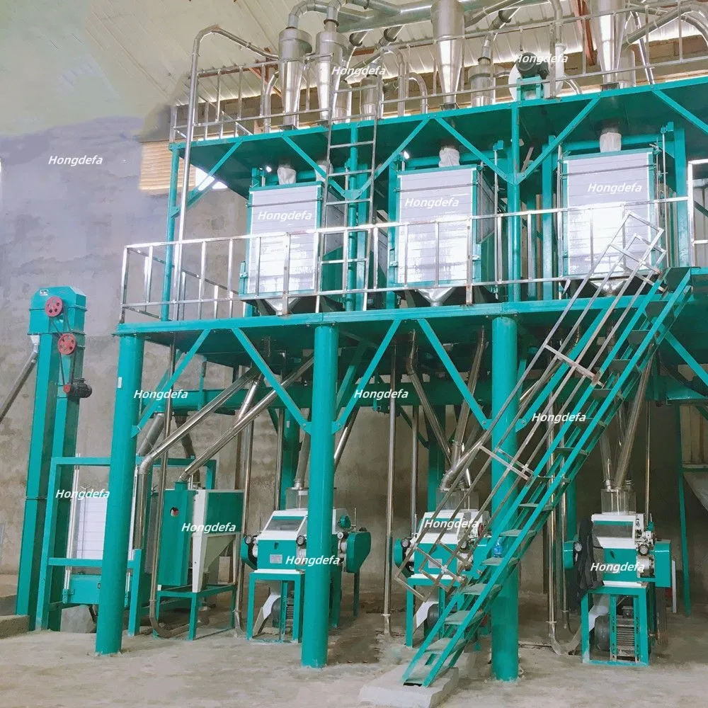 مصنع 36t/D لطحن دقيق القمح للاستخدام التجاري في أعمال طحن الحبوب