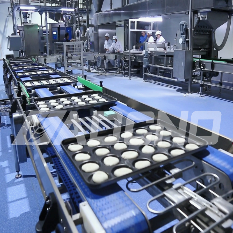 أسعار المصنع خط إنتاج صنع الخبز التلقائي لبرغر الهامبرغر والنقانق