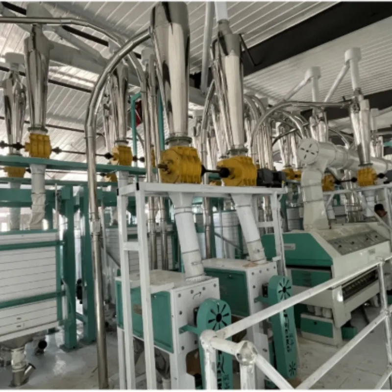 مصنع طحن القمح الكامل الفعال 60tpd-80tpd لإنتاج الدقيق الصناعي