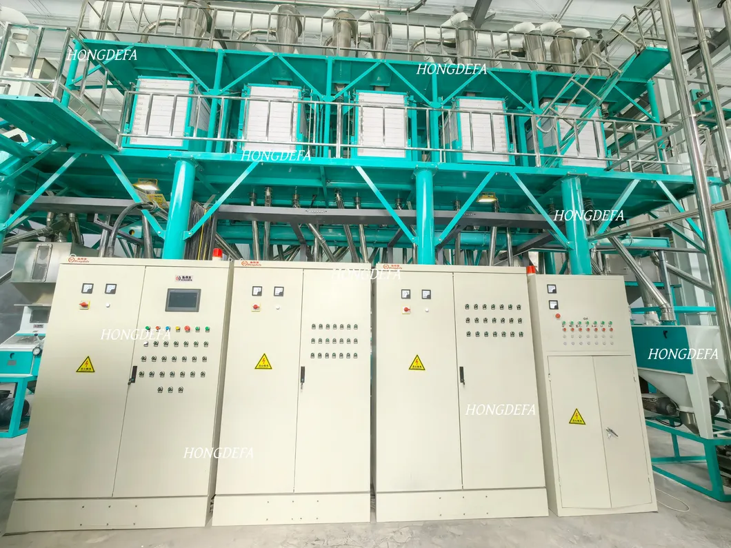 مصنع طحن دقيق القمح الصناعي 50t/24h بأداء مستقر وإنتاجية عالية