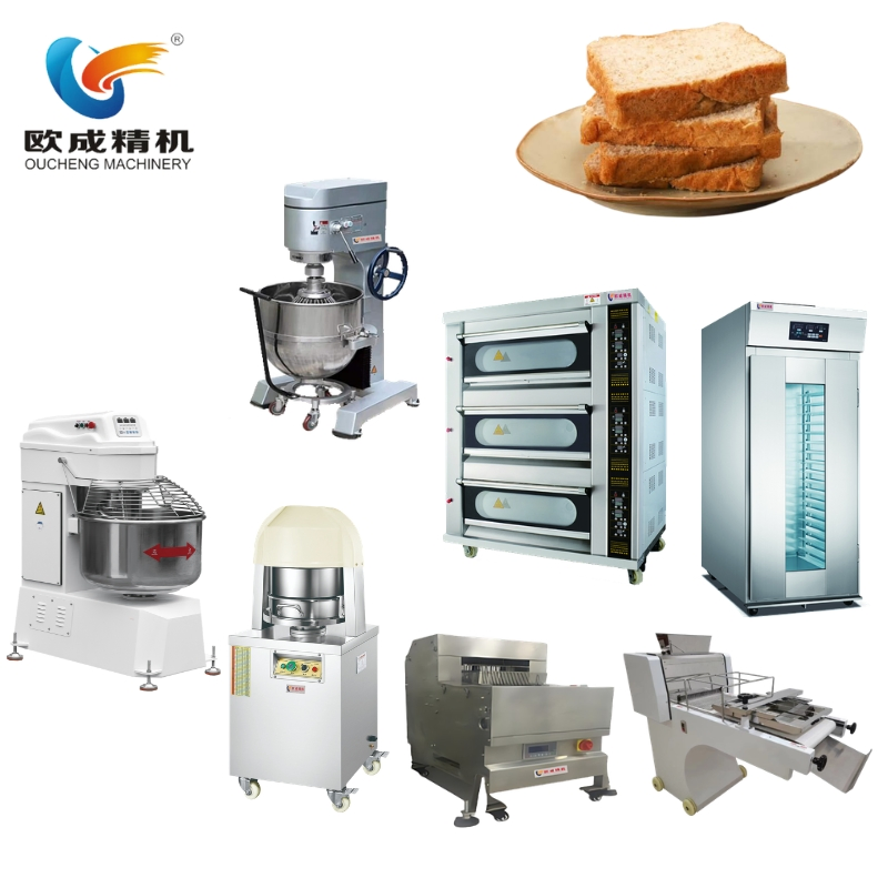 Industrial Toast Bread Making Machine Automatic Toast Bread Production Line for Toast Production.